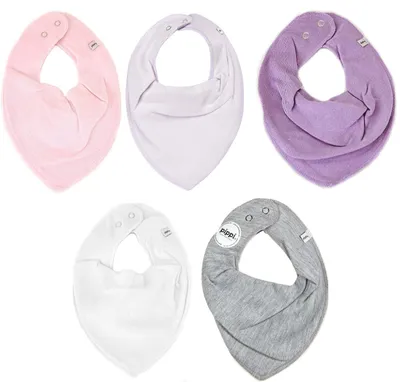 Produktbild von Pippi Babywear 5203_510, Dribbel-/Bandana-Lätzchen, Mehrfarbig, Unisex, Kind, Einfarbig, Schnappverschluss