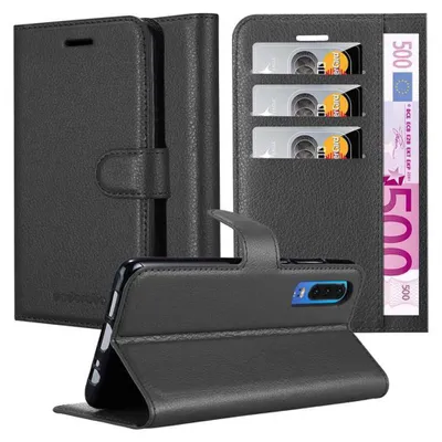 Immagine prodotto di Cadorabo cover per Huawei P30 cover protettiva in nero custodia per cellulare cover chiusura magnetica
