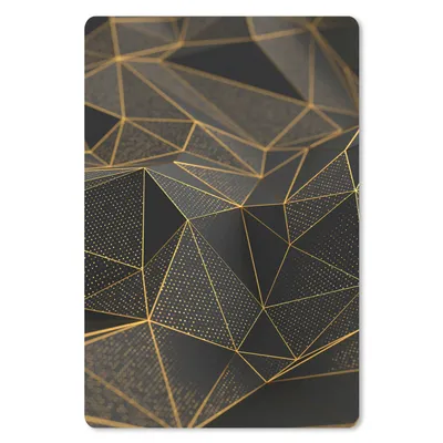 Produktbild von MuchoWow® Mauspad Mousepad Abstrakt - Gold - 3D - Luxus - Kunst 18x27 cm - Mousepads - Maus Mat - Pad - Mausunterlage