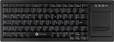 Obrázek produktu pro GETT Cleantype Xtra Touch WL bezdrátová klávesnice s touchpadem Barva černá Rozložení DE