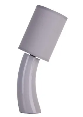 Immagine prodotto di Lampada da comodino in VetroVetroceramica con paralume, modello 2978, colore grigia