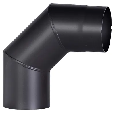 Immagine prodotto di Elzusha - Curva per tubo di scarico, diametro 130 mm, realizzata in acciaio da 2 mm