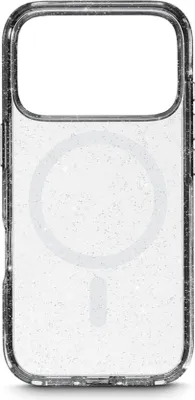 Produktbild von HAMA Cover "Mag Glitter" für Apple iPhone 17 Pro, Transparent (00019434)