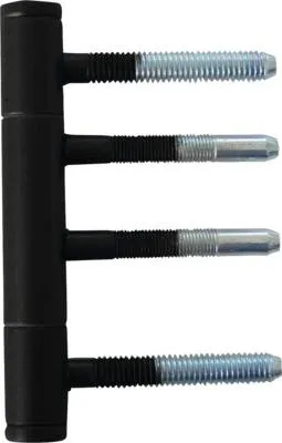 Produktbild von Türband 3-teilig Ø 15 mm schwarz matt inkl. Nylonhülse 2 Stück