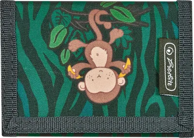 Produktbild von Herlitz Kinder Geldbörse / Geldbeutel / Portemonnaie / "Monkey"