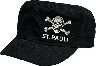 Produktbild von FC St. Pauli - Cap Army Totenkopf - schwarz