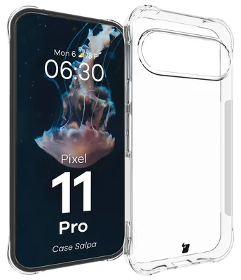 Produktbild von Flexible Handyhülle für Google Pixel 11 Pro, Bizon Case Salpa, Transparent
