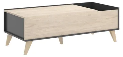Immagine prodotto di Tavolino con piano ribaltabile e spazio contenitivo