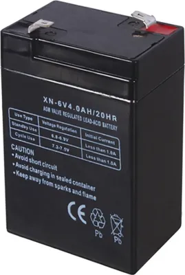 Obrázok produktu pre Verk Olovený akumulátor gélový 6V 4.5Ah