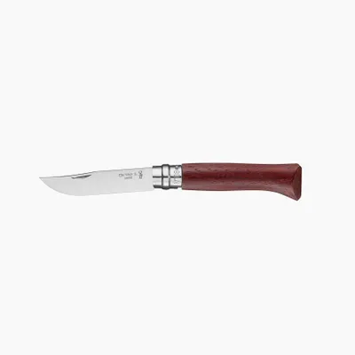 Produktbild von Opinel N°08, Gleitgelenk-Messer, Camper/scout, Clippunkt, Edelstahl, Holz, Braun