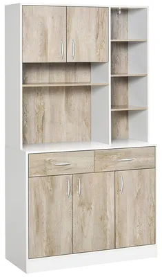 Immagine prodotto di Mobile da Cucina Credenza  con Ante Cassetti e Vani Apeti 100x39x180 cm