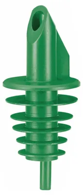 Image de BILLY - verseur en plastique pour bouteilles de 0,5 à 1,5 litre - vert - avec 5 lamelles