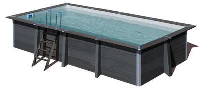 Produktbild von COMPOSITE Pool Rechteckig 606 x 326 x 124 cm - inklusive Lampenausschnitt und LED-Projektor
