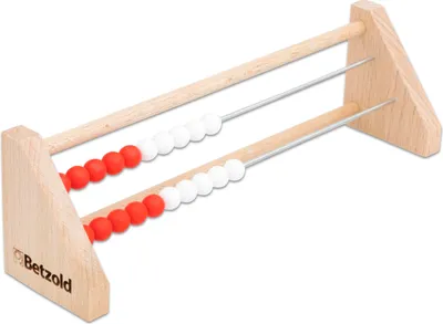 Produktbild von Betzold Schüler-Rechenrahmen, ZR bis 20, Farbe: rot/weiß