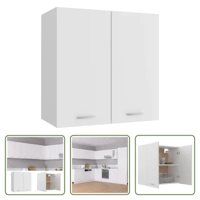 Obrázek produktu pro The Living Store Nástěnná skříňka bílá 60x31x60 cm materiál na bázi dřeva