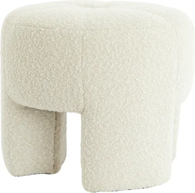Produktbild von Light & Living - Sitzhocker BATOEMI - Ø51x45cm - Weiß