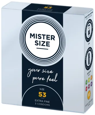 Zdjęcie produktu dla Prezerwatywy MISTER.SIZE 53 mm 3 sztuki