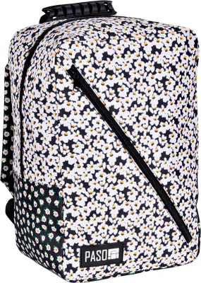 Produktbild von PASO Rucksack, Blumen – 40 x 25 x 20 cm – Polyester