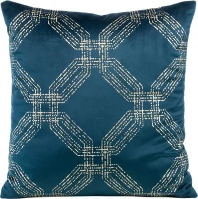Image de Taie d'oreiller Blink 30 45x45 cm bleu foncé