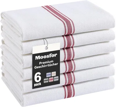 Produktbild von Geschirrtücher 100% Baumwolle, 5 Stück, für Küche