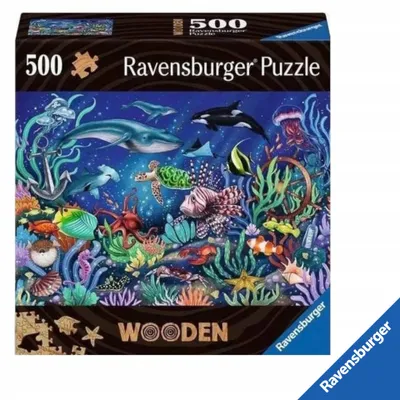 Produktbild von Ravensburger Holzpuzzle Unterwasserwelt 500 Teile Lernspielzeug