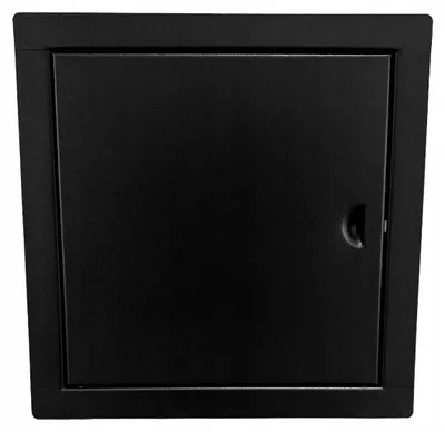 Produktbild von Kimi Revisionsklappe 20x20 Metall Schwarz Schnappverschluss
