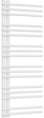 Immagine prodotto di Radiatore da bagno Burke - L/P - attacco asimmetrico da 50 mm - 430 W - bianco opaco - 1200x500 mm