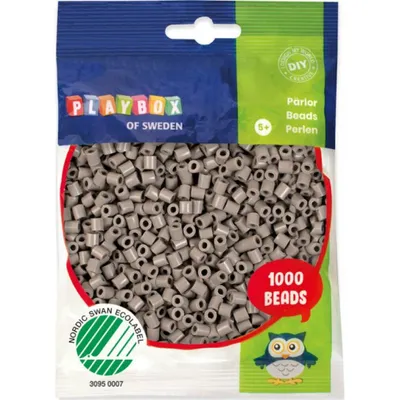 Immagine prodotto di PLAYBOX Perline stirabili - grigio 1000pz