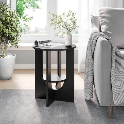 Obrázek produktu pro Konferenční stůl Vicco Vareo Černá 40 x 40 cm, Model 57911