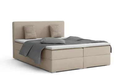 Produktbild von BOXBETT BELLO 180x200 in Velour Beige H4