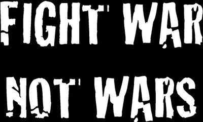 Produktbild von Fight war not wars - Aufnäher