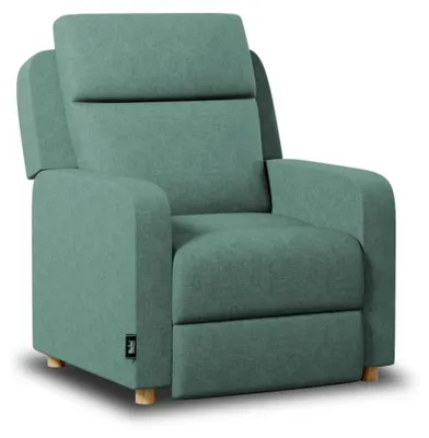 Relaxsessel mit Push-Öffnung, 77x87x98 cm, Stoff, 160° Neigung, Grün