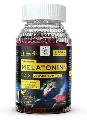 Produktbild von Melatonin+ - vegan Gummies mit Vitamin B6 60 Stck