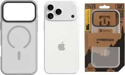 Immagine prodotto di Cover posteriore tattica MagForce Hyperstealth per iPhone 17 Pro Max grigio chiaro