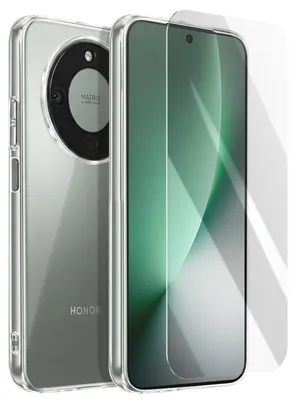 Image de Mayaxess, coque pour Honor Magic 8 Lite avec protection d'écran en verre trempé, transparente