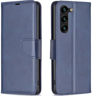 Produktbild von Mobigear Excellent  Samsung Galaxy S25 Plus Hülle Klapphülle Geldbörse - Blau