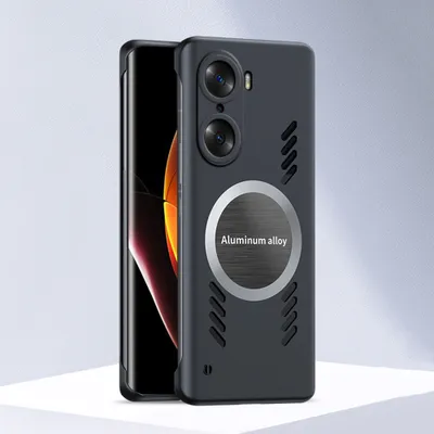 Obrázek produktu pro Pouzdro pro Honor 60 bezrámové PC matné ochranné pouzdro s otvory pro odvod tepla černé