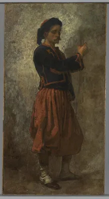 Productafbeelding van Solidchoice - Canvas Schilderij Zouave 58x90cm Niet Ingelijst