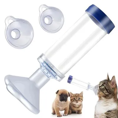 Zdjęcie produktu dla Inhalator dla kotów psów maska nebulizator zwierząt domowych