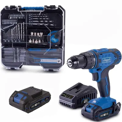 Produktbild von Scheppach 20V Bohrschrauber-Set C-DTB74/2-X IXES 2 x Akku 2.0 Ah 74-tlg.