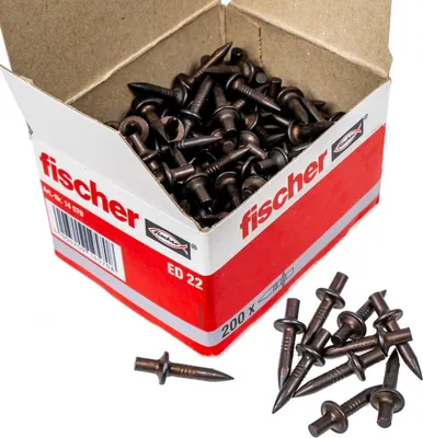 Produktbild von Fischer ED 22 Einschlagnagel 4x22 mm Betonnagel ohne Vorbohren 200 Stück