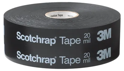 Produktbild von 3M™ Scotchrap™ 50 Korrosionsschutzband Schwarz 100 mm x 30 m - Hochwertiges Klebeband für Oberflächenschutz | Karton (12 Packungen)
