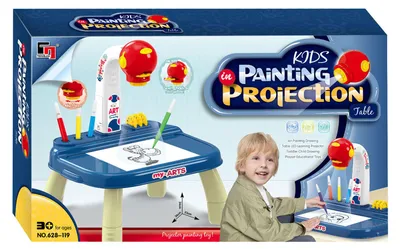 Immagine prodotto di Tavolo per la proiezione di insegne blu