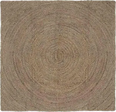 Produktbild von Bereichsteppiche Grau 160 x 160 cm Jute