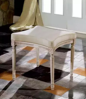 Produktbild von Hocker Polstehrocker Sitzmöbel Klassischer Designer Wohnzimmer Sitzbänke