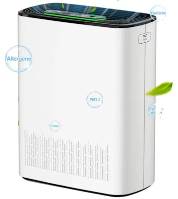 Image de Purificateur d'air, filtration HEPA H13, modes Turbo et Veille, BLANC, 4 kg