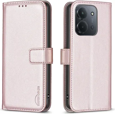 Produktbild von Xiaomi Redmi 15C Hülle - BINFEN Klapphülle - Roségold