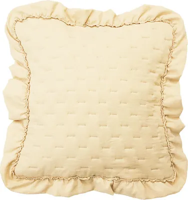 Produktbild von Kissenbezug, dekorativer Kissenbezug, elegant, mit Rüschen Savona 40x40cm Beige