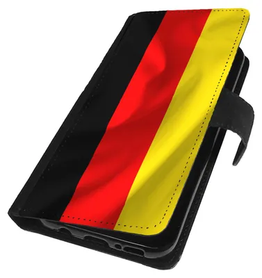 Produktbild von Handy Hülle für Samsung Galaxy A20e Book Case Tasche Slim Flip Cover Etui Klapphülle Fahne Flagge Flag Deutschland Bild 155