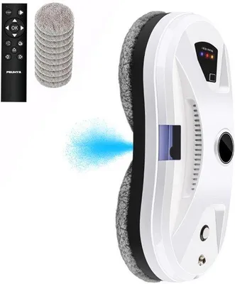 Image de Robot aspirateur d'une puissance d'aspiration de 5 600 Pa - Télécommande + 10 lingettes de nettoyage (incluses)